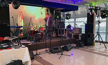 Аренда звука, света, сцены и видео-экрана для частного мероприятия River Palace Фото 1   - в портфолио Renta Pro (Рента Про)