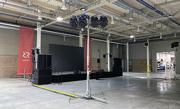 Аренда звука, света, сцены, экрана для конференции РИДАН (Danfoss) - в портфолио Renta PRO