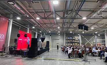 Аренда звука, света, сцены, экрана для конференции РИДАН (Danfoss) Фото 14   - в портфолио Renta Pro (Рента Про)